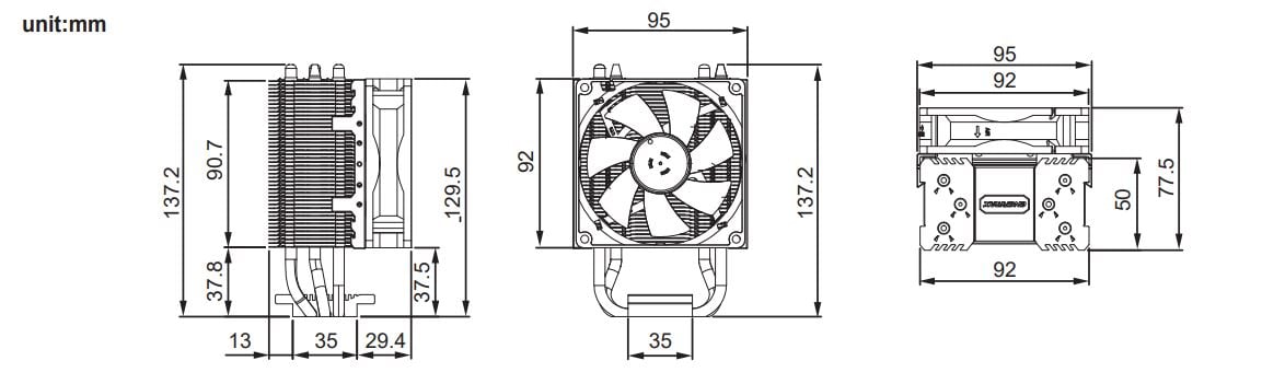 ENERMAX ETS-N30R-HE CPU Air Cooler